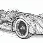 Top 5 des coloriages voiture de course a imprimer ou PDF version cartoon